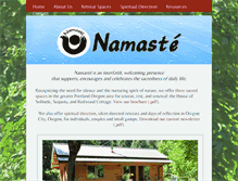Tablet Screenshot of namasteportland.org